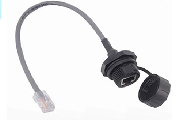 Conector de montaje de panel blindado