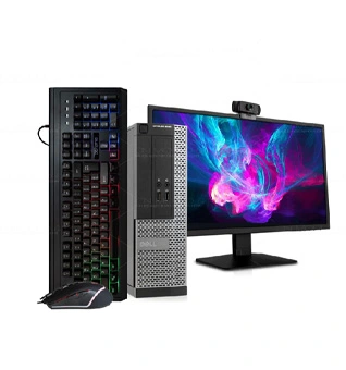 PC y servidor y teléfono